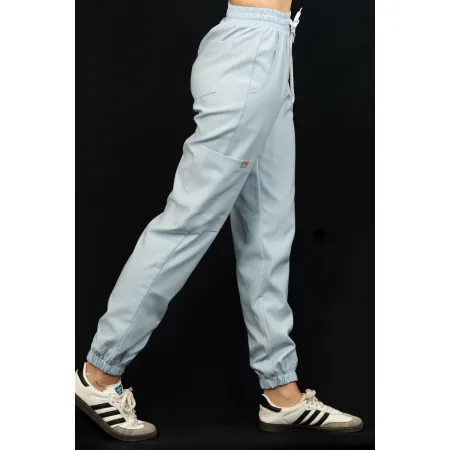 Spodnie medyczne SCRUBS MEDI TEDDY - LLEVANTI BABY BLUE